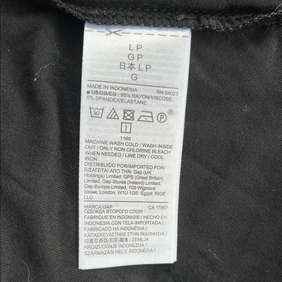 GAP Black Sleeveless V-Neck Maxi Sundress - Picture 7 of 7